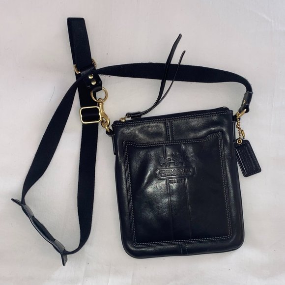 Black Coach Crossbody - Picture 1 of 5